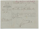 Naamstempel Zwartewaal 1883 - Lettres & Documents