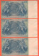 Germany 3 X 100 Reichsmark 1935 Liebig Allemagne Numeri Consecutivi Consecutive Series Numbers - 100 Reichsmark