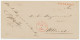 Naamstempel Woubrugge 1866 - Brieven En Documenten