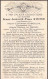 Doodsprentje / Image Mortuaire Bruno Roose - Dumoulin De Grave Klerken Ieper 1862-1935 - Obituary Notices