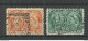 CANADA Kanada 1897 Queen Victoria QV Diamond Jubilee Michel 39 - 40 O - Gebruikt