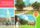 POTSDAM, BRANDENBURG, MULTIPLE VIEWS, ARCHITECTURE, FOUNTAIN, STATUE, PARK, EMBLEM, PALACE, GERMANY, POSTCARD - Potsdam