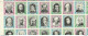 USA Cinderella Poster Or Seal Stamps 84 Portraits President Of The United States Complete Sheet MNH - Autres & Non Classés