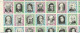 USA Cinderella Poster Or Seal Stamps 84 Portraits President Of The United States Complete Sheet MNH - Other & Unclassified