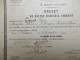 BREVET DE MAITRE MARECHAL FERRANT 7 Eme DRAGONS FONTAINEBLEAU 1911 - Documenti