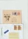 FT 06 . Italie . 4 Documents . Entier Postal . Etat Civil . 2 Enveloppes . - Franking Machines (EMA)