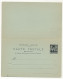 Entier Postal CP Double Au Type Sage Avec Volet Réponse - 10c Surchargé 1 Anna Zanzibar - 1904 - Cartas & Documentos