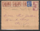 ENVELOPPE 1937  AVEC N° 136 ET 139 ET UN FRANCE TYPE PAIX N° 365 - Briefe U. Dokumente