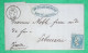 N°22 GC 3121 REVIN ARDENNES POUR LIBOURNE GIRONDE 1865 LETTRE COVER FRANCE - 1849-1876: Période Classique