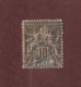 CÔTE D'IVOIRE - 5 De 1892/1899 - Neuf * - Type Colonies - 10c. Noir Sur Lilas - 2 Scan - Used Stamps