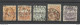 GERMANY O 1890 - Privater Stadtpost Local City Post O  5 Stamps With FAULTS / DEFECTS! Thins & Tears! - Postes Privées & Locales