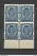Deutschland Ca 1890 Lokaler Stadtpost Frankfurt Local City Post Privatpost 4-Block MNH - Postes Privées & Locales