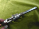 Delcampe - Beau Révolver Mariette Gravé Cal.7mm à Broche Vendu Par Vannier Arquebusier à Orléans - Decorative Weapons