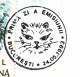 Romania, Roumanie 1993; Blue Turkish Angora Cat, Gatto, Katze, Chat; Maximum Card - Domestic Cats