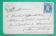 N°29 GC 2736 ORGERES EURE ET LOIR POUR SAUMUR MAINE ET LOIRE LETTRE COVER FRANCE - 1849-1876: Klassik