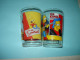 O20 (7)Lot De 2 Verres De Collection - Amora - Les Simpsons - 1997 Et 1999 - Advertisement