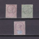 JAMAICA 1889, SG #27-29, CV £45, MH - Jamaica (...-1961)