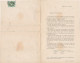 DX-14:  FRANCE:  N° 39C Seul Sur Document Intéressant Sur L'enseignement Des Langues - 1870 Bordeaux Printing