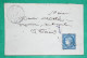 N°60A GC 4968 CAD TYPE 24 STE MARIE DU MONT MANCHE POUR CAEN CALVADOS 1872 LETTRE COVER FRANCE - 1849-1876: Période Classique