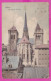 294262 / France - Geneve Les Tours De St. Pierre (Switzerland)  PC 1910 Grenoble USED 10 C. Semeuse ,Varna Bulgaria - Covers & Documents