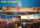 34 - Le Cap D'Agde - Féerie Nocturne - Multivues - Bateaux - Vue De Nuit - CPM - Voir Scans Recto-Verso - Agde