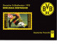 Football .. Borussia Dortmund Allemagne ..B V B 09 ... Deutsch Fubbalmeister 1995 .. Cachet Commemorate + Encart - Famous Clubs