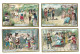 S 497, Liebig 6 Cards, Petits Musiciens Ambulants  (one Card Has A Hidden Tear In Backside) (ref B10) - Liebig