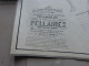 Plan Popp Toilé Atlas Cadastral De Belgique Commune De Pellaines Lincent Milieu 19eme Siècle +/- 72x52cm - Geographical Maps