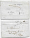 LANDES 2 Lettres De MONT DE MARSAN Griffe PREFET / DEPt DES LANDES Entêtes Belles Vignettes AN 10 Et 1810 - 1801-1848: Vorläufer XIX
