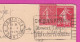 294267 / France - Paris La Tour Eiffel PC 1926 Caen  USED 30 C. Semeuse 50 C. Semeuse Lignée Flamme CHÈQUES POSTAUX – De - Covers & Documents