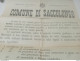 1908 MANIFESTO CON ANNULLO SACCOLONGO PADOVA - Marcophilia