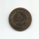 GUINEA-BISSAU PORTUGAL 5 CENTAVOS 1933 - Guinea-Bissau