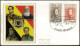 België - FDC Zijde / Soie  -1627/35 Belgica '72  --  Stempel : Brussel - Bruxelles - 1971-1980