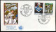 België - FDC -1519/22 Solidariteit, Glasramen --  Stempel : Bruxelles-Brussel - 1961-1970