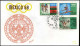 België - FDC -1456/60 - Olympische Spelen In Mexico -- Stempel  : Gent - 1961-1970