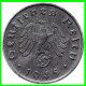ALEMANIA - GERMANY 2 MONEDAS DE 10 REICHSPFNNIG TERCER REICHS ( AÑO 1945 CECAS - A - F )  COMPOCISIÓN ZINC - 10 Reichspfennig