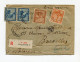 !!! CONGO BELGE, LETTRE RECO DE LEOPOLDVILLE DE 1927 POUR BRUXELLES - Covers & Documents