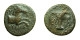 Ancient Greek Coin Kyme Aeolis Magistrate AE14mm Forepart Of Horse / Cup 00038 - Griechische Münzen