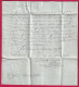PETITE POSTE DE BANLIEUE MARQUE CHAPELLE EN ROUGE LENAIN N°125 INDICE 23 POUR PARIS LETTRE - 1701-1800: Précurseurs XVIII