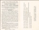 Doodsprentje / Image Mortuaire Laurent Demyttenaere - Vanryckeghem - Geluwe 1883-1958 - Obituary Notices