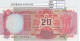 BILLETE INDIA 20 RUPIAS 1997 P-82k - Sonstige – Asien