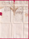 MARQUE P18P TULLES EN ROUGE ANNULE PAR 18 TULLES CORREZE 1819 POUR CARPENTRAS VAUCLUSE  LETTRE - 1801-1848: Précurseurs XIX