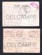 2 TWO REAL POSTCARDS PORTUGAL CORPO EXPEDICIONÁRIO PORTUGUÊS - ENVIADOS DE FRANÇA EM 1917 - Otros & Sin Clasificación