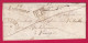 CURSIVE 18 LUBERSAC CORREZE + PP CAD TYPE 13 UZERCHE POUR LIMOGES HAUTE VIENNE LETTRE - 1801-1848: Précurseurs XIX