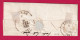 CURSIVE 18 LUBERSAC CORREZE + PP CAD TYPE 13 UZERCHE POUR LIMOGES HAUTE VIENNE LETTRE - 1801-1848: Precursors XIX