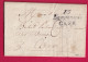 DOUBLE CURSIVE 13 LANGANERIE CAEN POUR CAEN TEXTE DE TOURNEBU 1820 INDICE 20 DOUBLE PORT LOCAL LETTRE - 1801-1848: Précurseurs XIX