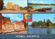 Röbel/Müritz R.-Sorge-Oberschule, Blick Zur Promenade, Rathaus, Hafen 1981 - Roebel