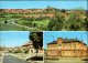 Brüel Panorama-Ansicht, Warin - Ernst-Thälmann-Straße, Brüel - Rathaus 1979 - Sternberg