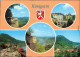 Königstein (Sächsische Schweiz) Verschiedene Ansichten Von Der Burg G1981 - Koenigstein (Saechs. Schw.)