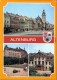 Ansichtskarte Altenburg Rathaus, Schloß, Seckendorffsches Palais 1986 - Altenburg